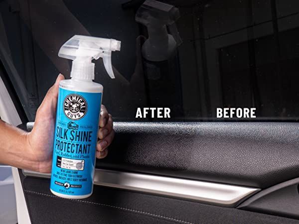 Захисне покриття сатинове для вінілу, гуми, пластику Chemical Guys Silk Shine Vinyl, Rubber, Plastic Satin Protectant Dressing - 473мл (TVD109_16) TVD109_16-933 фото Merkus detailing