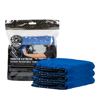 Рушник Monster Extreme Thickness Towel, Blue 40 x 40 см - 1 шт MIC110-8 фото Merkus detailing