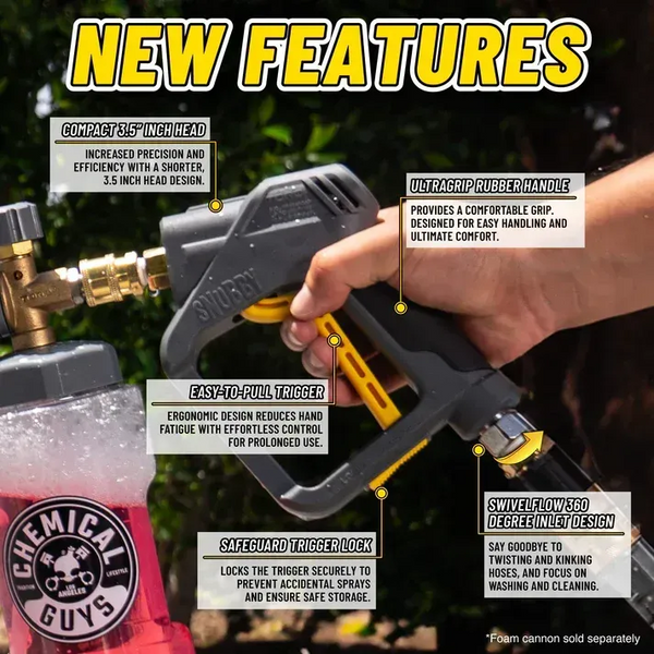 Пістолет для мийки високого тиску Chemical Guys TORQ Snubby Pressure Washer Gun