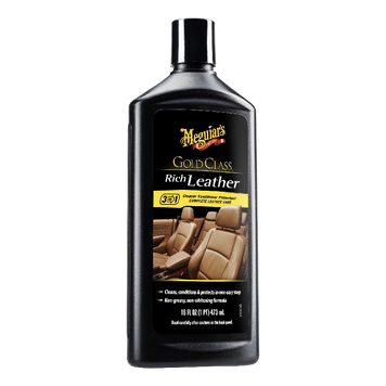 Гель 3 в 1 для ухода за кожаным салоном Meguiar's G17916 Gold Class Rich Leather, 473 мл G17916-3314 фото Merkus detailing
