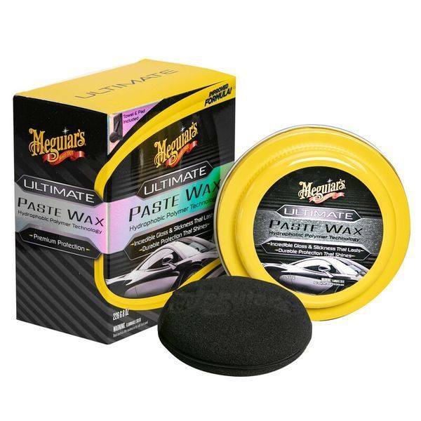 Синтетический воск Meguiar's G210608 Ultimate Paste Wax, 226 г G210608-1385 фото Merkus detailing