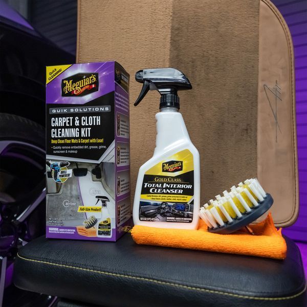 Набор для очистки ковров и тканевой обивки Meguiar&rsquo;s G55268 Carpet & Cloth Cleaning Kit G55268-3360 фото Merkus detailing