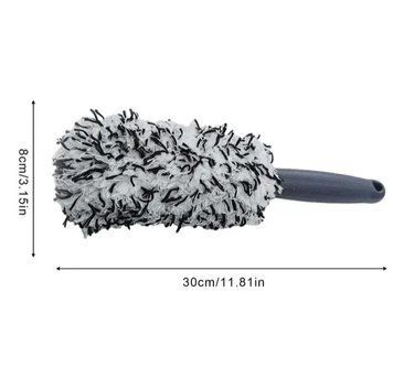 Маленький мікрофібровий йоржик для безпечного чищення дисків чорний MER0011-556 фото Merkus detailing