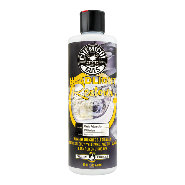 Chemical Guys Паста полірувальна абразивна для фар Chemical Guys Headlight Lens Restorer And Protectant - 473мл GAP115_16 фото Merkus detailing