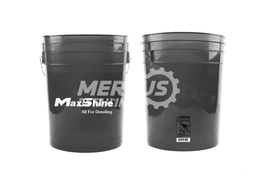 Відро MaxShine Detailing Bucket Grey 20 L Для мийки автомобіля MSB002-G фото Merkus detailing