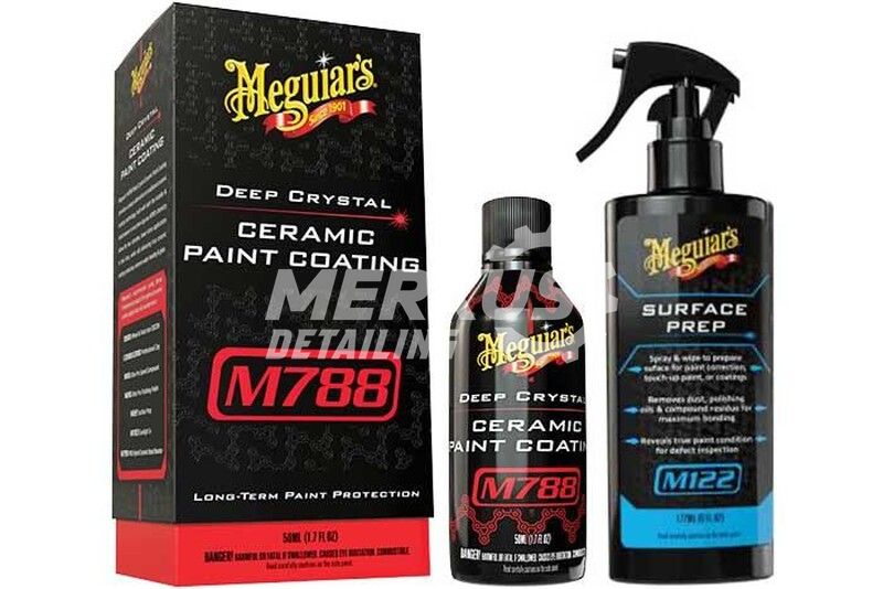 Набор керамического покрытия Meguiar's M78802 Deep Crystal Ceramic Paint Coating M78802 фото Merkus detailing