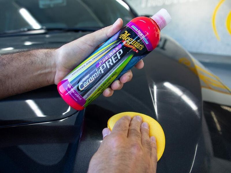 Гибридно-керамическая подготовка для кузова Meguiar's G220416 Hybrid Ceramic Pre-Wax Prep, 473 мл G220416-503 фото Merkus detailing
