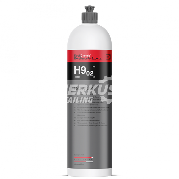 Heavy Cut H9.02 паста для полировки, сильноабразивная полироль Koch Chemie 100 мл (на разлив) 458001/100 фото Merkus detailing