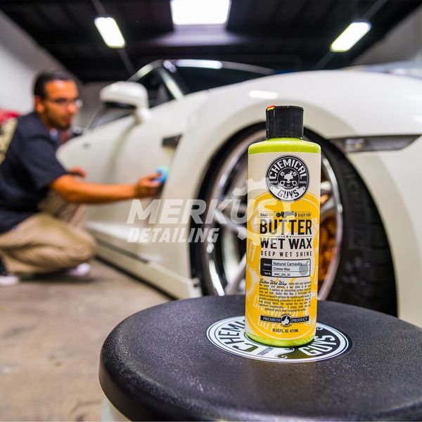 Воск пастообразный Chemical Guys Butter Wet Wax Warm & Deep Carnauba Shine - 473 мл WAC201_16 фото Merkus detailing