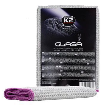 Вафельна серветка для догляду за автомобілем K2 GLASA PRO 40 х 40 см K20792-2966 фото Merkus detailing