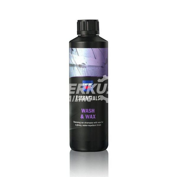 Шампунь із воском для авто Essentials CARTEC Wash & Wax Shampoo 500мл ESL07/05 фото Merkus detailing