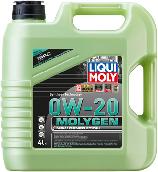 Моторне масло Liqui Moly Molygen 0W-20, 4 л