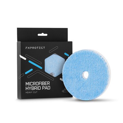 Гібридний сильноріжучий полирувальний круг FX Protect Microfiber Hybrid Pad Heavy Cut, 135 мм FXMS-002 фото Merkus detailing