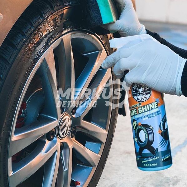 Чорніння для шин Chemical Guys Tire Kicker Extra Shiny Tire Shine - 473 мл TVD113_16 фото Merkus detailing