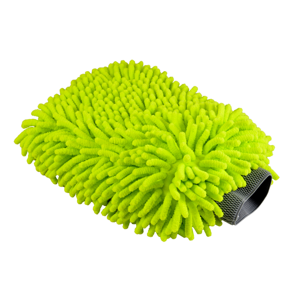 Рукавичка микрофибровая с длинным ворсом Chemical Guys Chenille Microfiber Car Wash Mitt Green (MIC493) MIC493-953 фото Merkus detailing