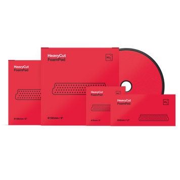 Полірувальний круг червоний Koch Chemie Heavy Cut Foam Pad 76 мм 9998310-2050 фото Merkus detailing