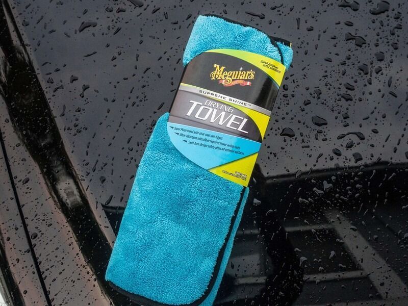 Микрофибровое полотенце для сушки Meguiar's X210100 Supreme Shine Drying Towel, 39,3 x 54,6 см X210100-2000 фото Merkus detailing