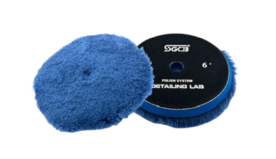 Полірувальний круг SGCB Wool Polishing Pad Ø130 mm З шерсті середньої жорсткості, Ø130 мм SGGA163 фото Merkus detailing