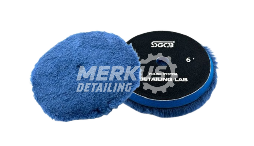 Полірувальний круг SGCB Wool Polishing Pad Ø130 mm З шерсті середньої жорсткості, Ø130 мм SGGA163 фото Merkus detailing