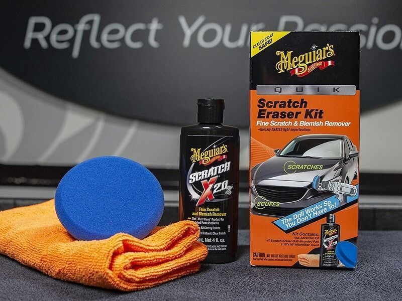 Набор для быстрого удаления царапин Meguiar's G190200 Quik Scratch Eraser Kit G190200-2030 фото Merkus detailing