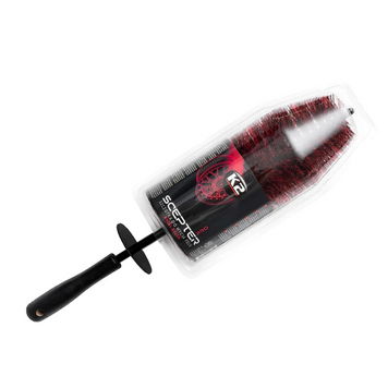 Щітка для миття дисків та ковпаків 45 см K2 Scepter Brush K20618-2878 фото Merkus detailing