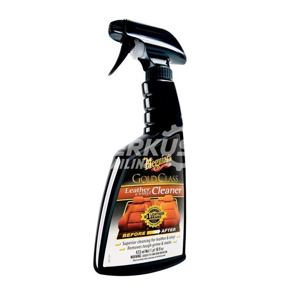 Очищувач для шкіри і вініла Meguiar's Gold Class ™ Leather & Vinyl Cleaner, 473 мл (G18516) G18516 фото Merkus detailing