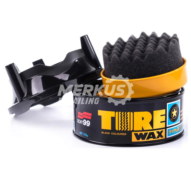 SOFT99 Tire Black Wax твердий віск для шин 170гр 02015 фото Merkus detailing