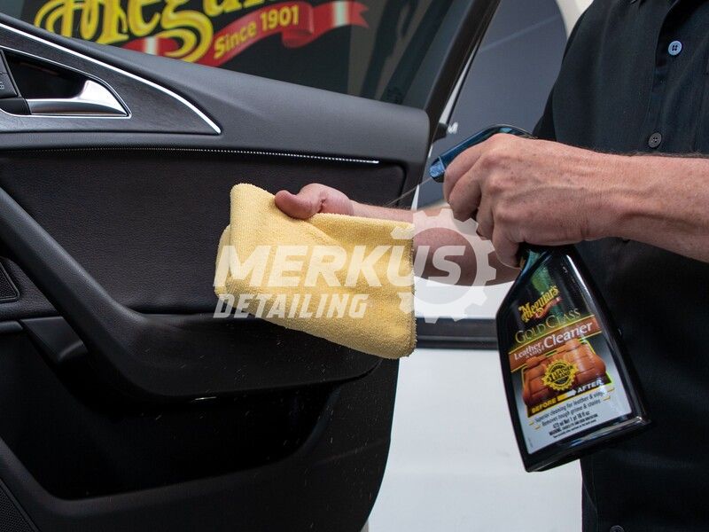 Очищувач для шкіри і вініла Meguiar's Gold Class ™ Leather & Vinyl Cleaner, 473 мл (G18516) G18516 фото Merkus detailing