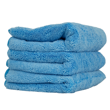 РУШНИК СУПЕР ПЛЮШЕВИЙ, МІКРОФІБРА, СИНІЙ SUPER PLUSH TOWEL 40 x 40см 3 шт MIC501_03-1811 фото Merkus detailing