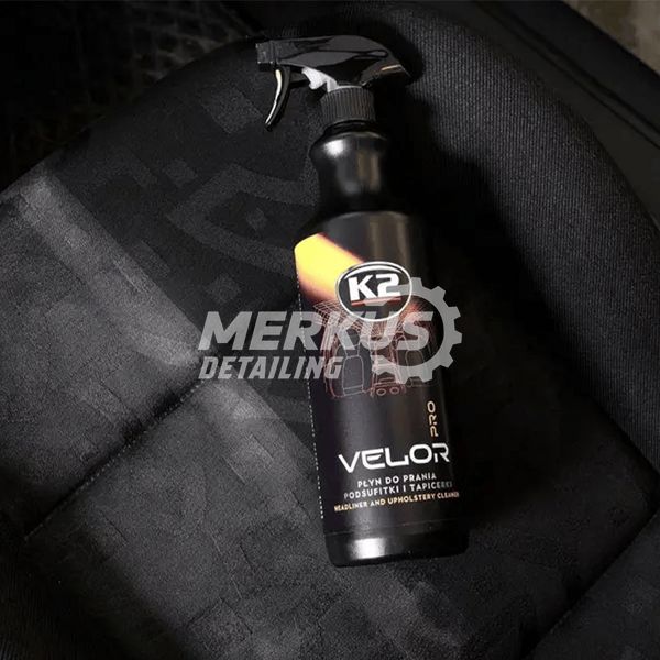 Засіб для очищення тканинної оббивки та килимів K2 Velor Pro 1л D5031 фото Merkus detailing