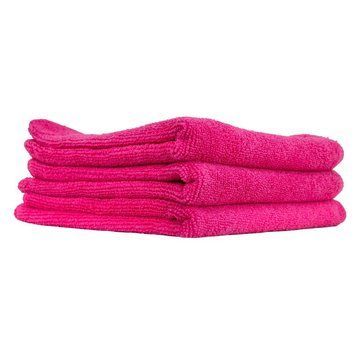 РУШНИК МІКРОФІБРОВИЙ ULTRA FINE MICROFIBER TOWEL 40 x 40 см - PINK 3 шт MIC101_03-1822 фото Merkus detailing