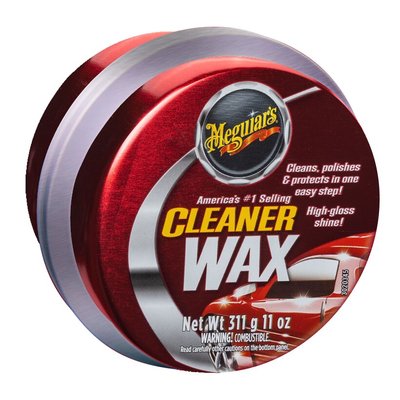 Очищувальний твердий віск Meguiar's A1214 Cleaner Wax Paste, 311 г A1214 фото Merkus detailing