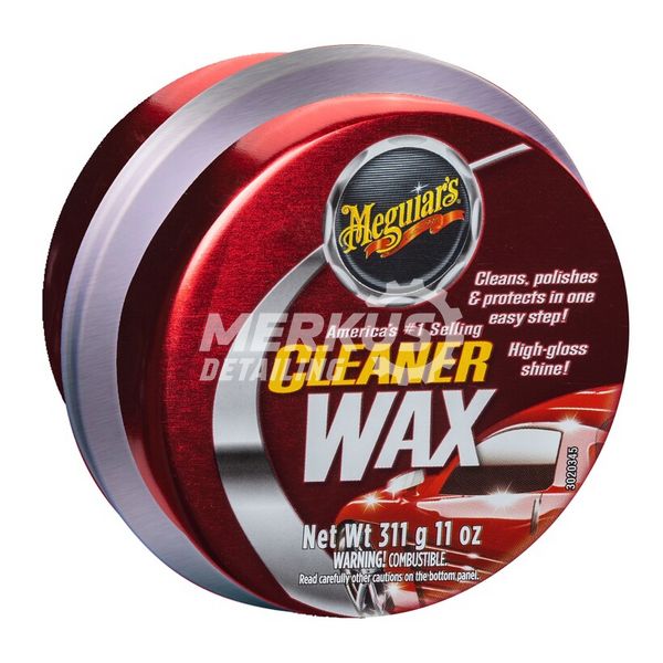 Очищающий твердый воск Meguiar's A1214 Cleaner Wax Paste, 311 г A1214 фото Merkus detailing