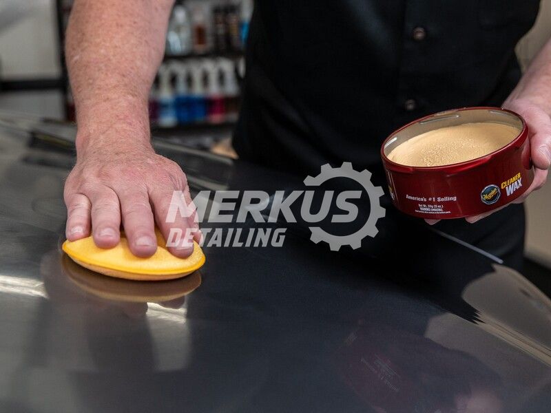 Очищувальний твердий віск Meguiar's A1214 Cleaner Wax Paste, 311 г A1214 фото Merkus detailing