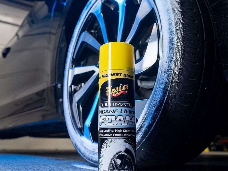 Пена для ухода и блеска шин Meguiar's G210419 Ultimate Insane Shine Foam, 538 г G210419-2029 фото Merkus detailing