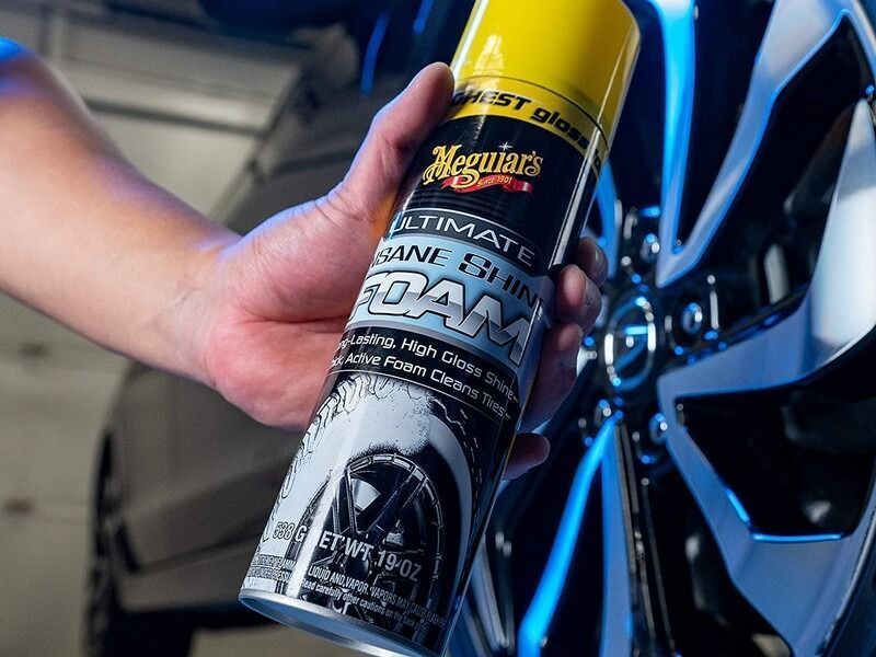Пена для ухода и блеска шин Meguiar's G210419 Ultimate Insane Shine Foam, 538 г G210419-2029 фото Merkus detailing
