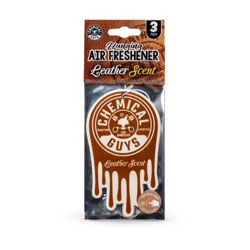 Ароматизатор підвісний Chemical Guys Leather Scent 1 шт AIR409_01-2792 фото Merkus detailing