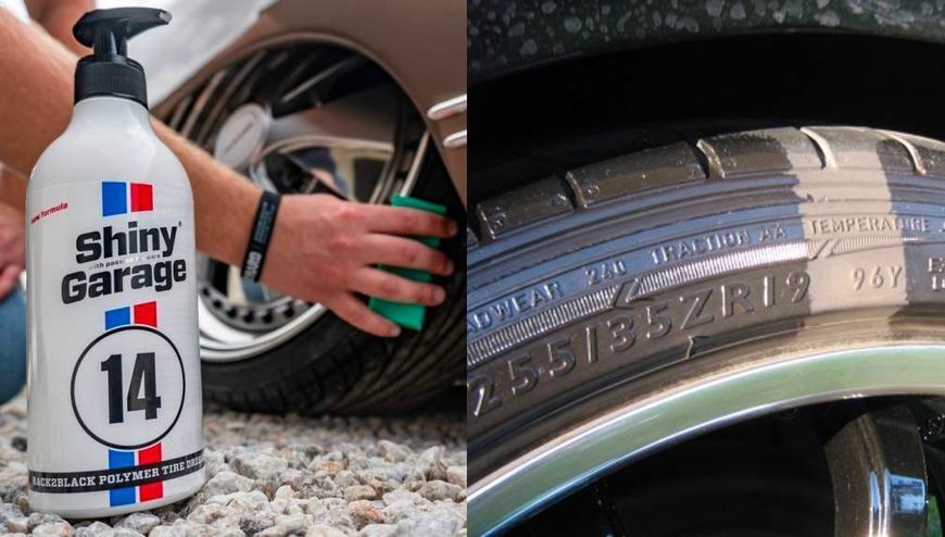 Средство по уходу за шинами из SiO2 (керамика) Back2Black Polymer Tire Dressing 0.5л 000016-381 фото Merkus detailing