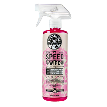 Квик-детейлер с ароматом вишни для очистки и блеска ЛКП Chemical Guys Speed Wipe Spray Gloss & Quick Deatailer - 473 мл (WAC202_16) WAC202_16-944 фото Merkus detailing
