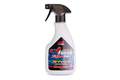 Спрей для відновлення блиску та гідрофобних властивостей Fusso Coat Speed & Barrier Hand Spray SOFT99 10291 фото Merkus detailing