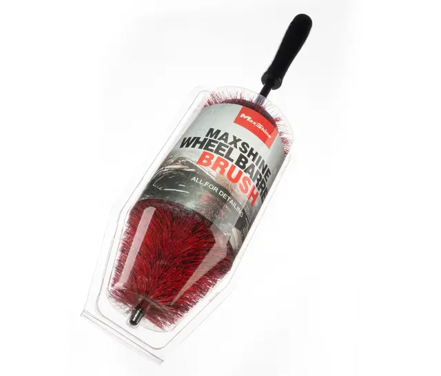 Нейлоновый ерш для чистки дисков, длинный MaxShine Wheel Brush Long 7011013-3194 фото Merkus detailing