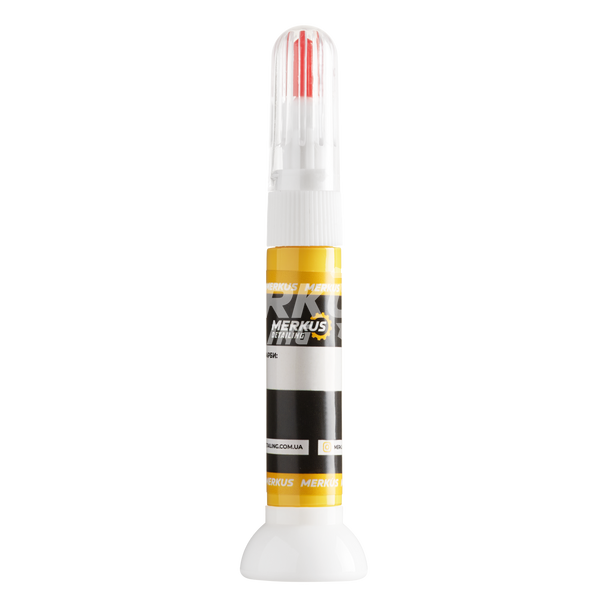 Олівець з фарбою 2в1 пензлик + носик 15 ml 00112 фото Merkus detailing