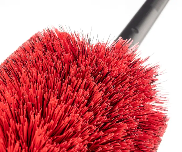Нейлоновый ерш для чистки колесных дисков MaxShine Extra Heavy Duty Wheel Brush MS-WB24-3187 фото Merkus detailing