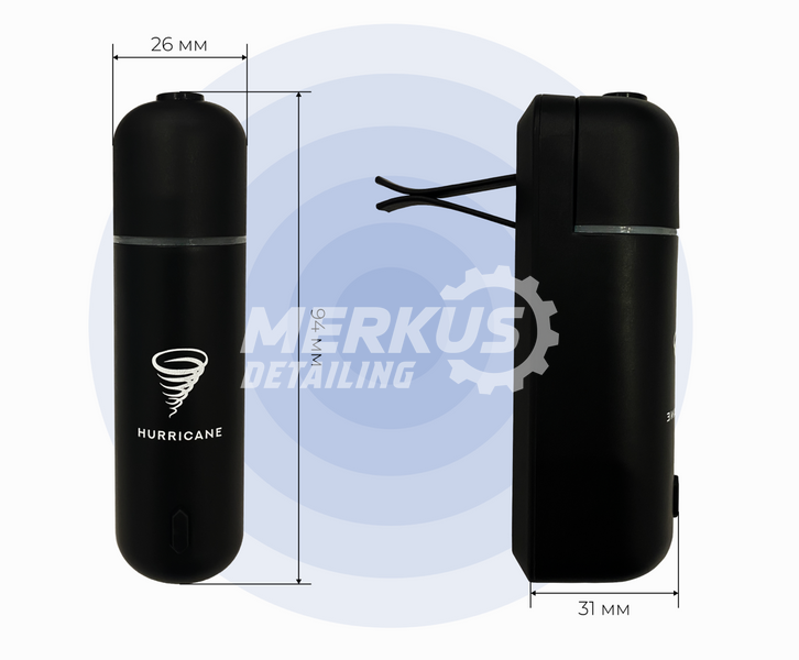 Автоматический ароматизатор для автомобиля HURRICANE SMART (ELECTRO) HUR017 фото Merkus detailing