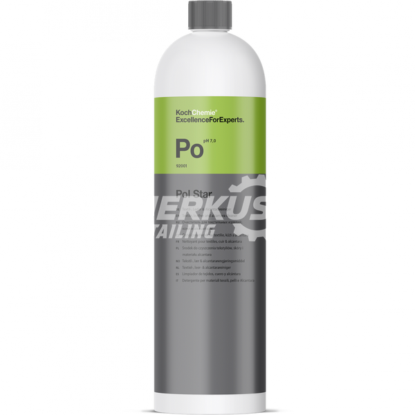 Pol Star очищение тканей, алькантары, нежной или изношенной кожи, консервация текстиля PO 100 мл (на разлив) 92001/100 фото Merkus detailing