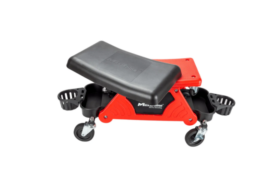 Стілець на колесах із вбудованим органайзером MaxShine Modular Detailing Creeper Seat 702309-P-755 фото Merkus detailing