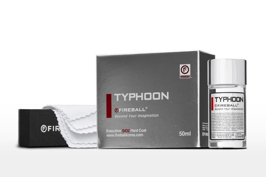 Керамічне покриття TYPHOON FIREBALL захист 1рік 50мл (FRB-CER-TYP50) FRB-CER-TYP50-1327 фото Merkus detailing