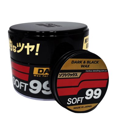 Базовий віск для темних автомобілів Dark & Black Wax SOFT99 50г 00010/50 фото Merkus detailing