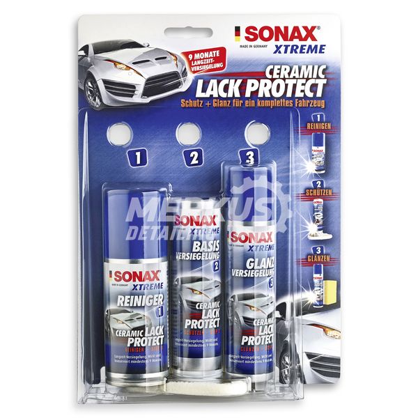 SONAX XTREME Ceramic Lackprotect Набір для захисту ЛКП керамічним покриттям (рідке скло) 240 мл 247941 фото Merkus detailing