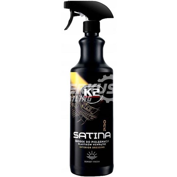 K2 Satina Pro Sunset Fresh (Свежий закат) Средство по уходу за пластиком авто 1л D5011 фото Merkus detailing